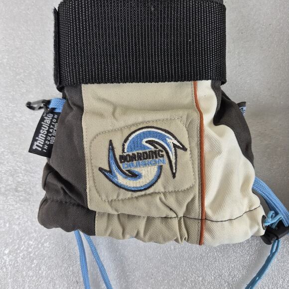 Boarding Division Snowboarding Ski Gloves Gray Mens Size 7.5 Thinsulate 100 Gram - Picture 2 of 9